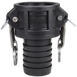 PPC200 Polypropylene Cam & Groove Type C Coupler x Hose Shank PPC200 Polypropylene Cam & Groove Type C Coupler x Hose Shank